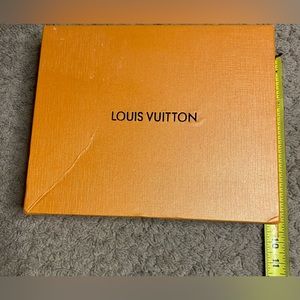 Louis Vuitton Empty box with paper and dust bag, see pics for measurements